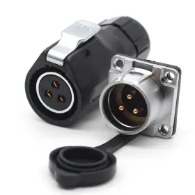 Xhp20 Szjelen 699747215169 30a 500v 3pin Panel Mount Waterproof Power Connector Ip67electrical Wire C