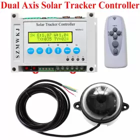 Dst6000n Szmwkj Dual Axis Solar Panel Tracking Tracker With 6000n Linear Actuator Sun Track System