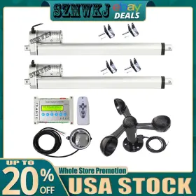 Dstbw-300 Szmwkj Solar Tracking Tracker Dual Axis Kits With 12 Inch Linear Actuator Wind Sensor