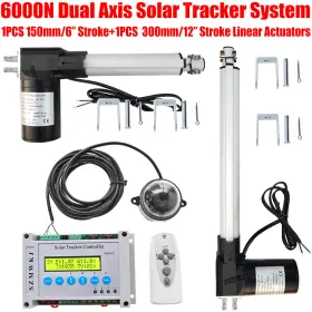 Ndstbw6000n Szmwkj Dc 12v 6000n Dual Axis Solar Tracker -solar Panel Auto Tracking Sun Track System
