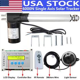 Szmwkj Nst6000n-200 Single Axis Solar Sunlight Track Tracker And 6000n 8 Inch Linear Actuator Controller