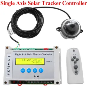 Wst03-2 Szmwkj Single/dual Axis Lcd Solar Panel Tracking Controller &light Sensor &ir Remote Do