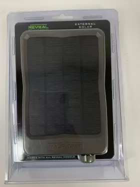 Ext-v1 Tactacam Reveal Cellular Camera External Solar Panel- New