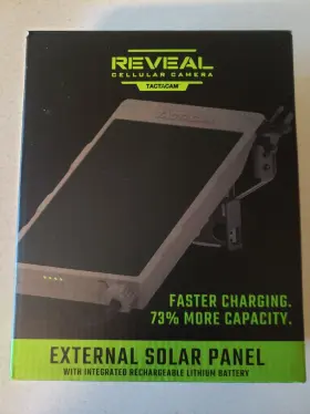 Rv-ext-v2 Tactacam Reveal External Solar Panel