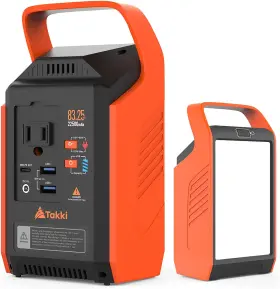 Takki 705353117152 Portable Power Station 83wh Camping Solar Generator Bank With 110v/