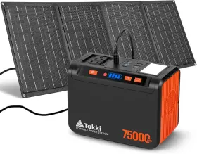 Sp811  Takki Solar Generator 277wh Portable Power Station With Panels 40w