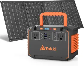 Tp638 Takki 350w Peak Solar Generator Portable Power Station With 40w Panels Inc