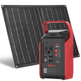 Tp89-max Takki 99wh Solar Generator With 21w Panels Set Included Peak 120w Portable P