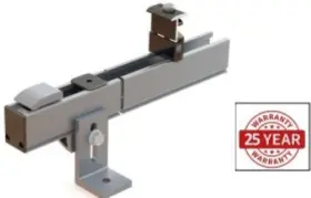 90507 Tamarack Solar Fm - Flush Mount Rail Kit 8 93 Inch Length Black