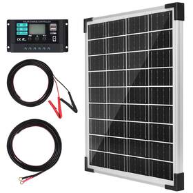 Tber Tb-s20-k20w Solar Panel Kit 20w 12v Battery Charger With 10a Charge Controlle