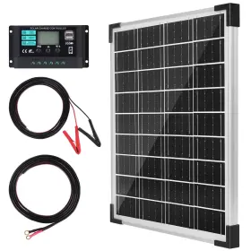 Tb-s20-k20w Tber Solar Panel Kit 20w 12v Battery Charger With 10a Charge Controlle