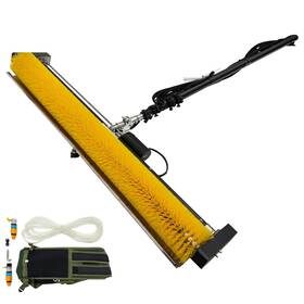 Techtongda 057192 Electric Solar Photovoltaic Panel Cleaning Machine Cleaner 16.4ft