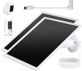 Teczckc 445010847895 Ring Camera Solar Panel 5w Charger Compatible With Rings Spotlight Plus/p