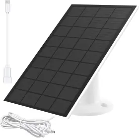 Teczckc 717331755522 Solar Panel Charger For Eufycam 2 2c Solocam Usb C Waterproof 1 Pack