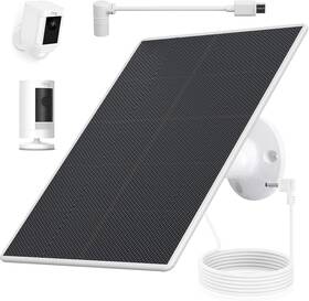 Teczckc 717331755584 Solar Panel For Ring Camera 4w Charger Compatible With Spotlight Plus/pro