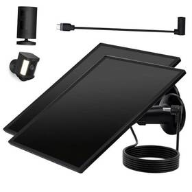 Teczckc 717331755607 Ring Camera Solar Panel 5w Charger Compatible With Rings Black-2pack