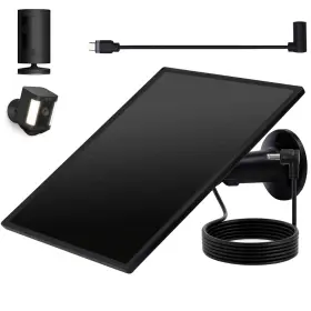 Teczckc 717331755614 Ring Camera Solar Panel 5w Charger Compatible With Rings Spotlight Plu