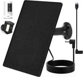 Teczckc 769029961456 Solar Panel For Ring Camera 4w Charger Compatible With Spotlight Plus/pro