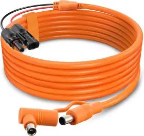 Kua-tellingyou-0912 Tellingyou Solar Connector To Dc 8mm Adapter Cable 8.2 Ft 14awg Panel With Dc8