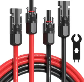 Mc4x6-br-18-b2 Temank 10awg Solar Extension Cable 60 Feet 10 Gauge Cables 60ft For System