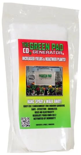 Gp6050 The Green Pad 741459145637 5 Pads Co2 Generator Contains With 2 Hangers