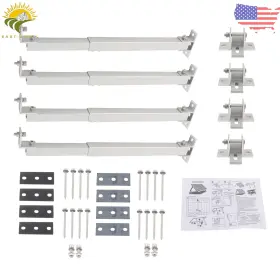Esl2023920 Thomletha 4 Packs Adjustable Angle For Roof Install Solar Panel Rv Tilt Mount Brackets Set Esl2023920 Thomletha 4 Packs Adjustable Angle For Roof Install Solar Panel Rv Tilt Mount Brackets Set