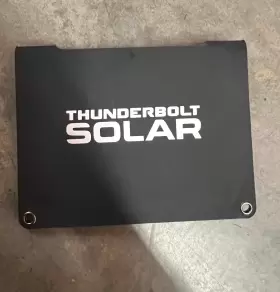 57970 Thunderbolt Solar 9w Foldable Panel Item - Used Tested And Works