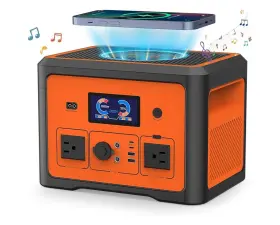 665.6wh Tiexei Pt01 Portable Power Station 600w Peak 1800w Solar