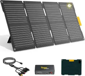 Pl4060 Togo Power 60w Portable Solar Panel Foldable Panels Charger Etfe Monocrystalline