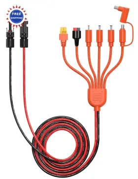 Cable-7in1-us Tonton 7 In 1 Solar Panel Connector Kit Universal M C 4 Cable To Dc 8mm Xt60