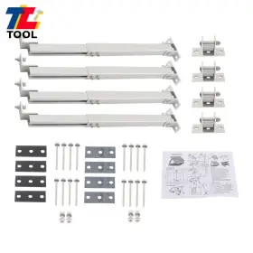 Tl7466016 Tool Library 2 Set Solar Panel Tilt Mount Brackets Durable Aluminum Stand For Rv Boat Camper