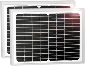 Tsq20w Topens Solar Panel 20-watt 24v Monocrystalline Kit For Gate