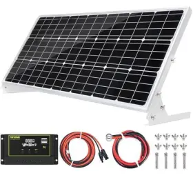 100w Topsolar 605646777127 12v Solar Panel Kit Battery Charger 100 Watt 12 Volt Off Grid System For