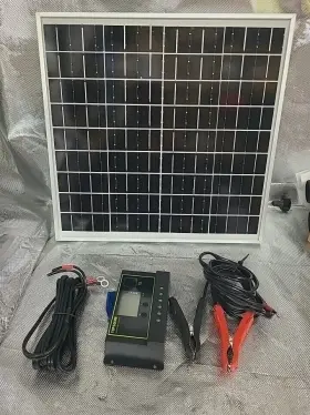 Topsolar 786515614139 Solar Panel Kit 20w 12v Monocrystalline With 10a Charge Contro