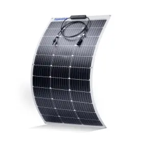 Flexibel-100 Topunive 100w 12v Flexible Solar Panel 9bb Monocrystalline Cell 12 Volt Semi-flexible