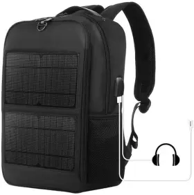 Tozlu 749753840876 5v 14w Solar Panel Power Backpack Large Capacity Laptop Bag With Handle Usb C