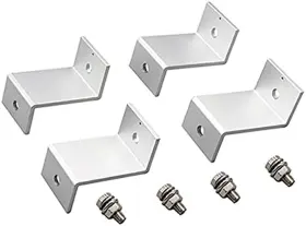 Sop000102 Trading Co.ltd 1 Set 4pcs Solar Panel Mounting Hardware Z Type Bracket Aluminum With Stainless B
