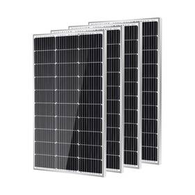 Traver Force Tsp100d-30x4-g1-us 4 Packs 100 Watt 12 Volt 9bb Monocrystalline Solar Panel