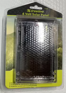 1362367 Treeline Solar Panel 6 Volt Outdoor For Rechargeable Battery