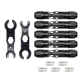 Ip68 Trisinger 770523348711 Solar Panel Cable Connector Waterproof 1500v 70a Tinned Copper Pins 5
