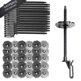 Tshiwort Shad-hpp-zxb0388 Nylon Solar Panel Guard Clips 30pcs Bird Fastener