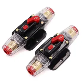 Bt0007 Tuijodaix 2 Pack 100 Amp Inline Circuit Breaker 12v With Manual Reset Fuse Holder 100a Bt0007 Tuijodaix 2 Pack 100 Amp Inline Circuit Breaker 12v With Manual Reset Fuse Holder 100a