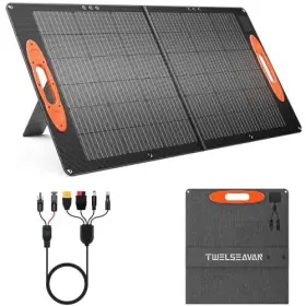 100w Twelseavan 060837710881 Solar Panel For Jackery/ef/bluetti/anker/goal Zero Power Stat