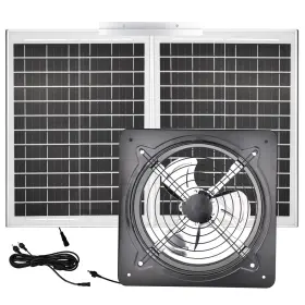 Tl-021 Txl 40w Solar Attic Fan Kit Panel A 25w Dc Plug And Play For