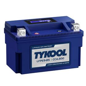 Tykool Lfp9-bs Ytx9-bs Lifepo4 Powersports Battery - 12v 5ah 300cca Performance Lithium Moto