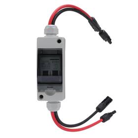 Tytoge Tytoge3soc7162ey Solar Panel Disconnect Switch 30a Dc Ac Shut Off 2 Poles Outdoor Home Miniatu