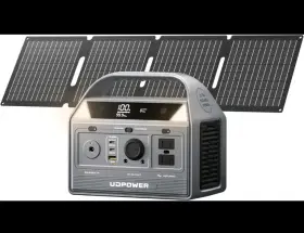 Ac0400 Udpower 400w Solar Generator And 40w Panel - Portable Power For Camping Emergencies