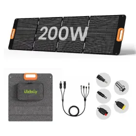 200w Uirbxiy U200 Foldable Solar Panel Portable Battery Charger For Outdoors