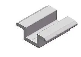 Uisolar 689756599749 Solar Mid Clamp Panel 1.06 Inch Pack Of 20