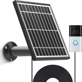 Uncle Squirrel 730869477803 Solar Panel For Video Doorbell 2/3/3 Plus/4 Waterproof Charge
